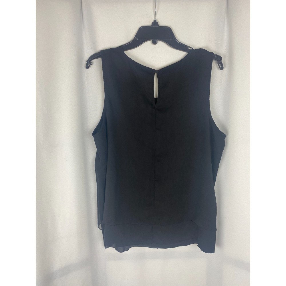 Apt 9 Women's Sleeveless Black Basic Blouse Size XL